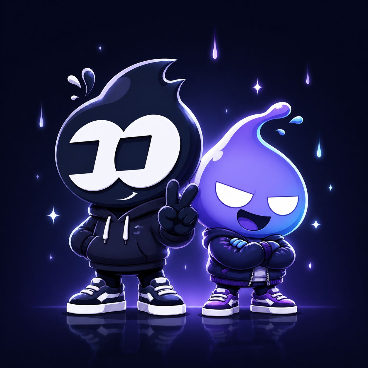 FOMO and Drop, the memecoin duo